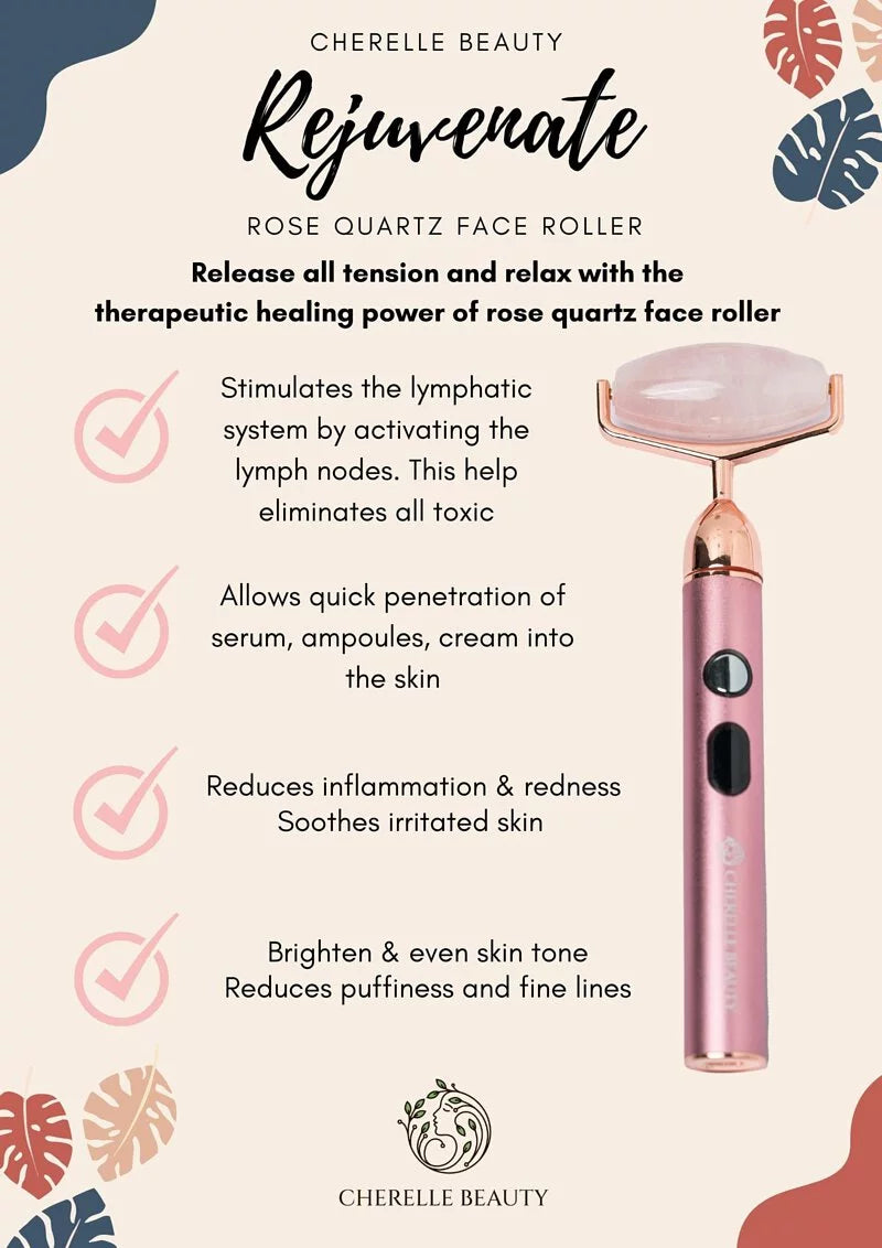 Rejuvenate Rose Quartz Face Roller