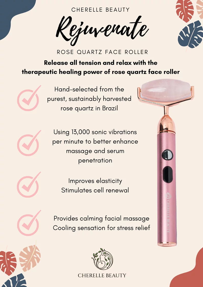 Rejuvenate Rose Quartz Face Roller